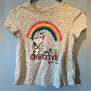 Snoopy short sleeve t-shirt, Garanimals girls size 10